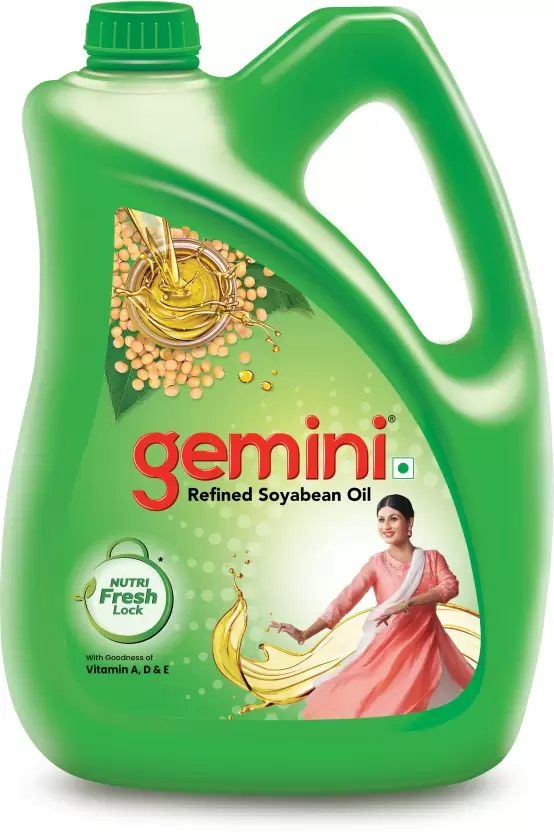 Gemini Soyabean Oil - 5 Liter