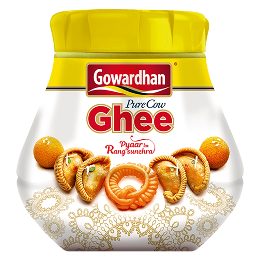 Gowardhan Pure Cow Ghee Jar - 500 Mili